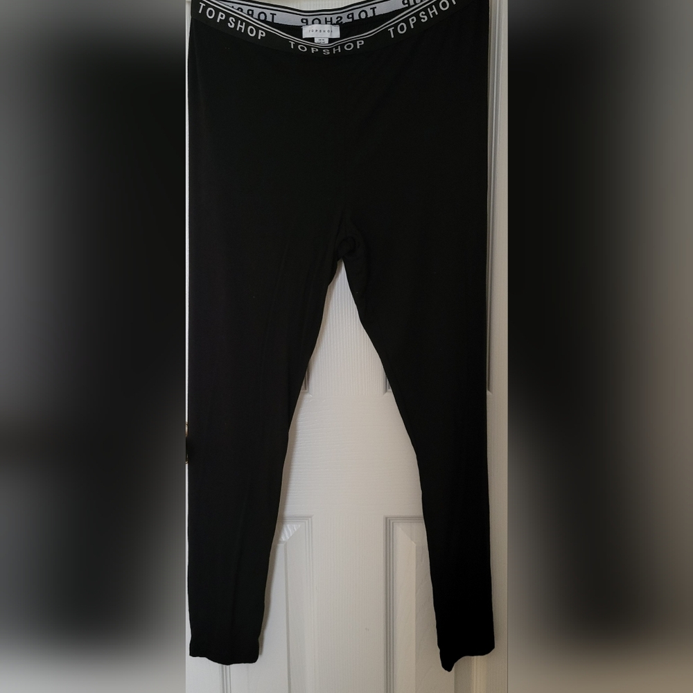 Topshop Black Track Pants